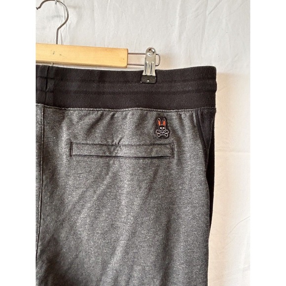 Psycho Bunny Jogger Sweatpants Mens Size 2XL Gray Drawstring Pockets - Picture 7 of 7
